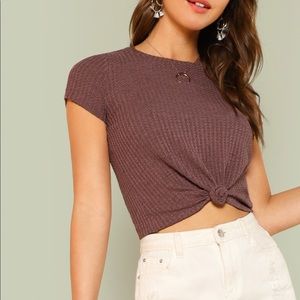 Cropped t-shirt